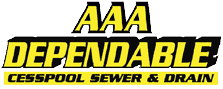 aaa dependable cesspool's logo 